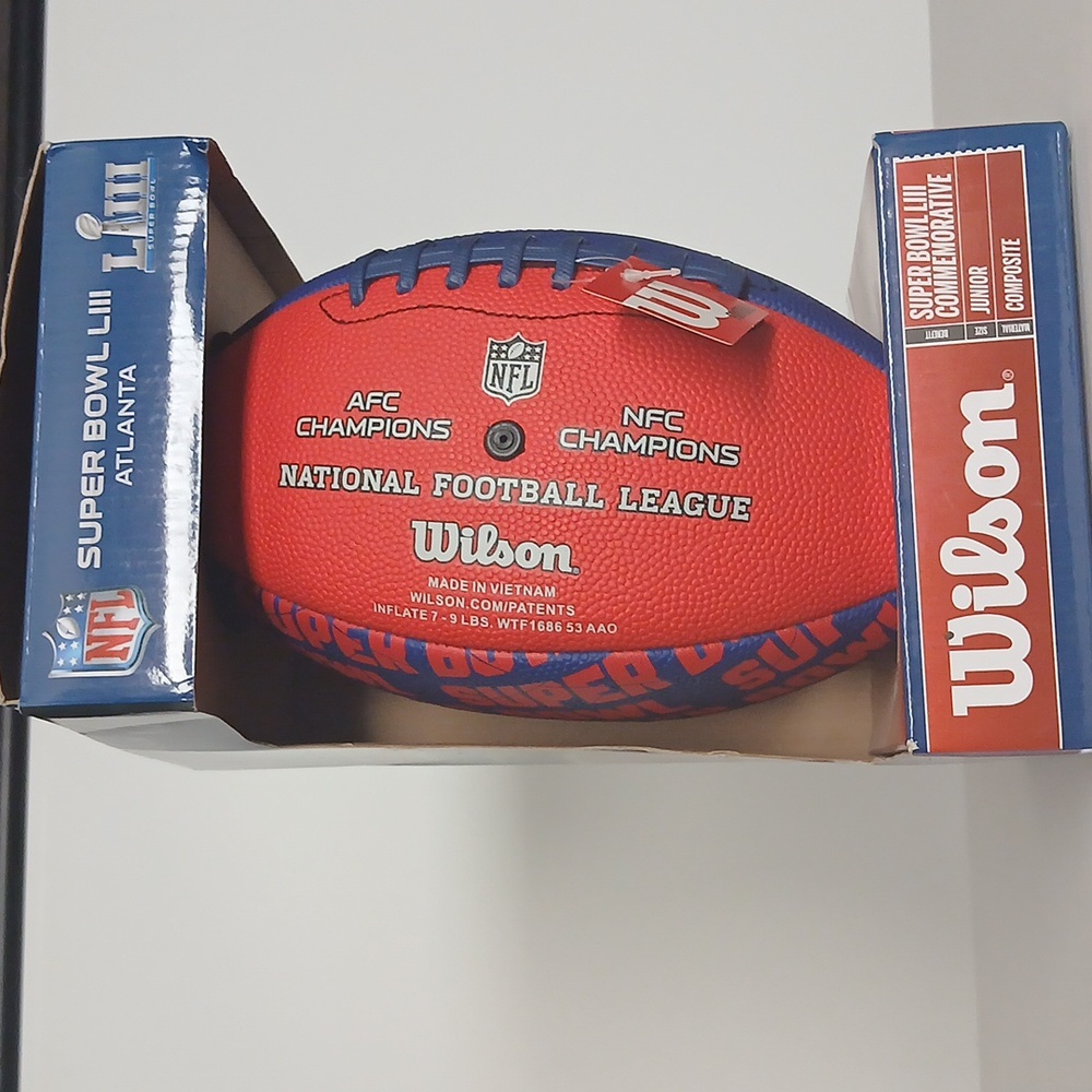 Wilson Super Bowl LIII Atlanta Commemorative Football - Picture 6 of 6